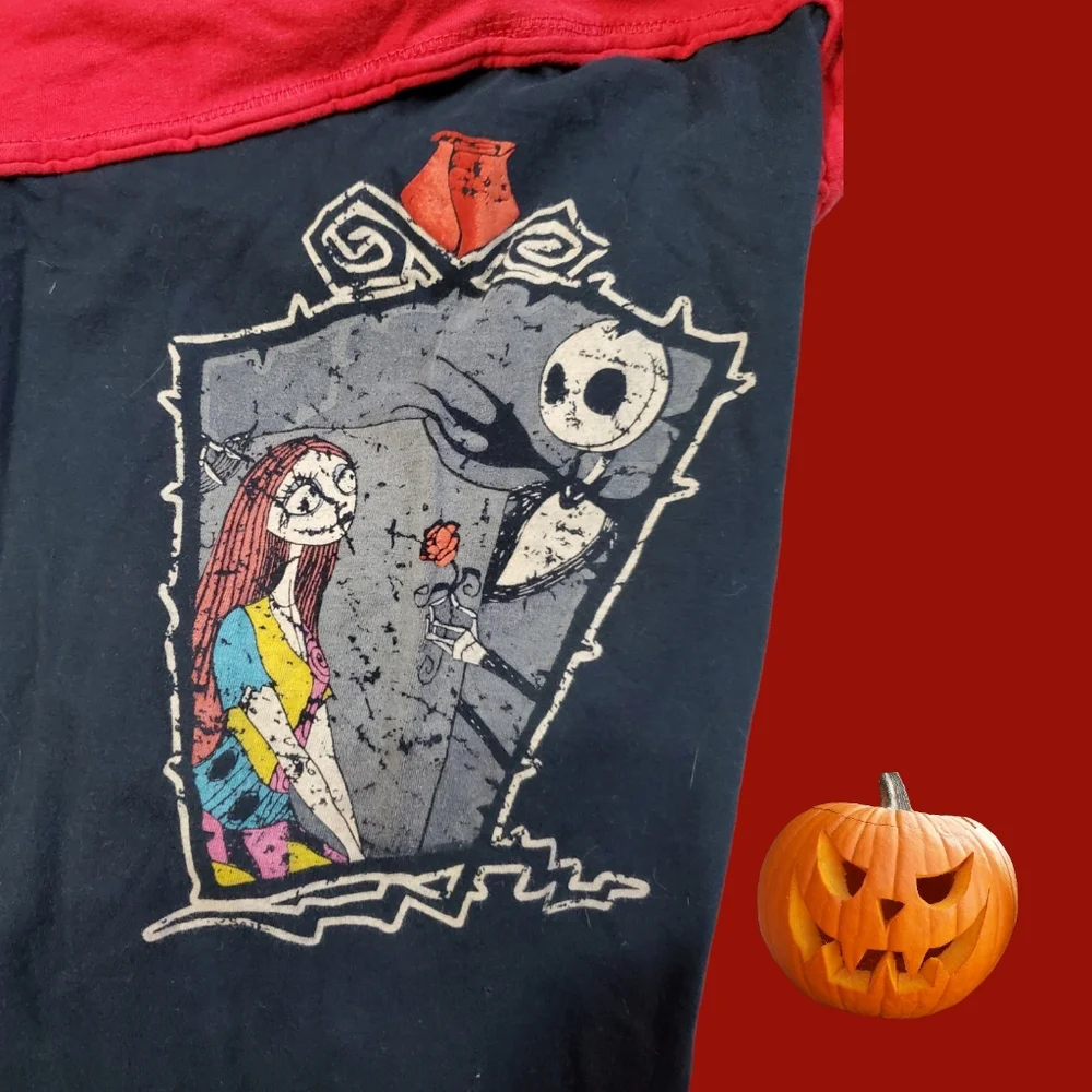 Vintage Hot Topic Nightmare Before Christmas Sleep Set Tank and Pants Size Med - Picture 9 of 16